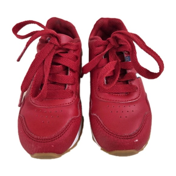 Tommy Hilfiger Infant Boys Sneakers Red Walking Shoes Kids, 8 - Picture 3 of 7
